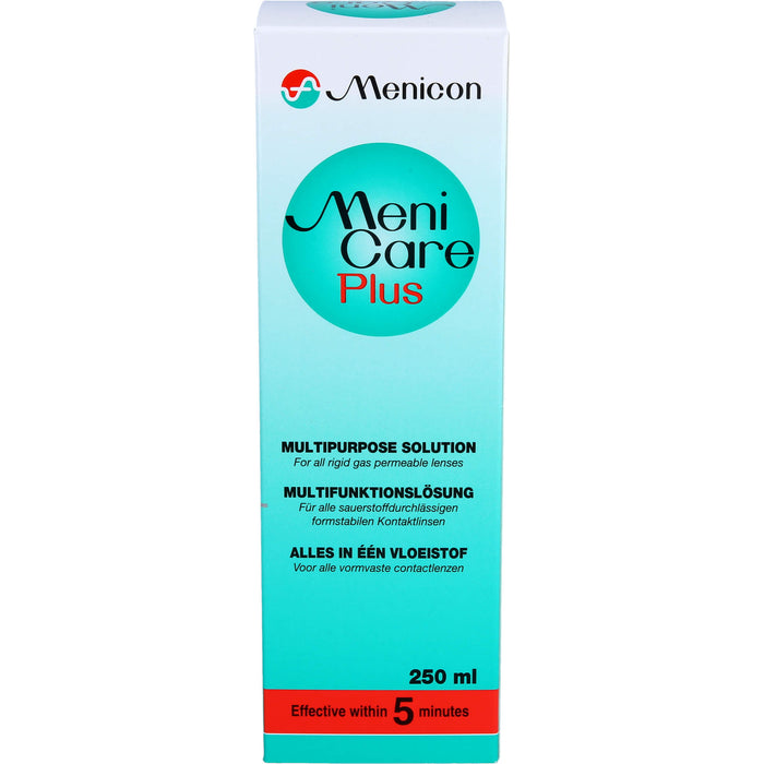Meni Care Plus Kontaktlinsenpflegemittel, 250 ml Lösung