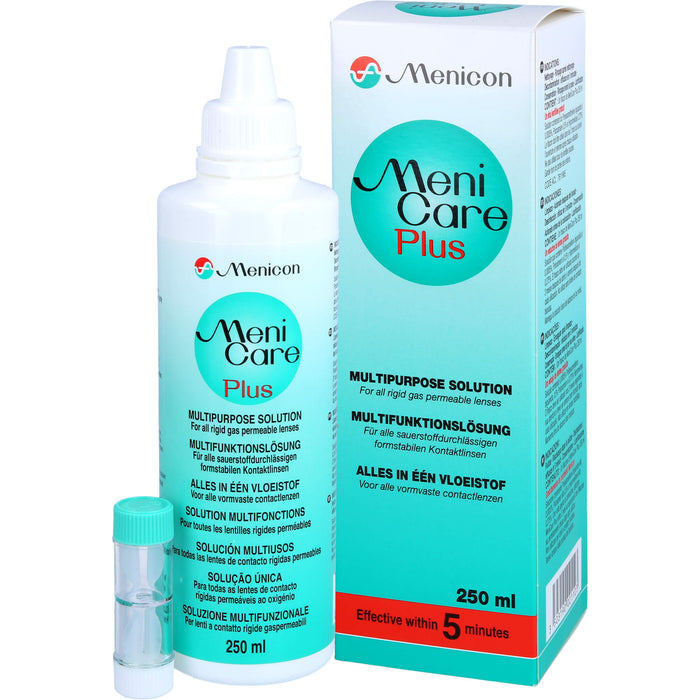 Meni Care Plus Kontaktlinsenpflegemittel, 250 ml Lösung
