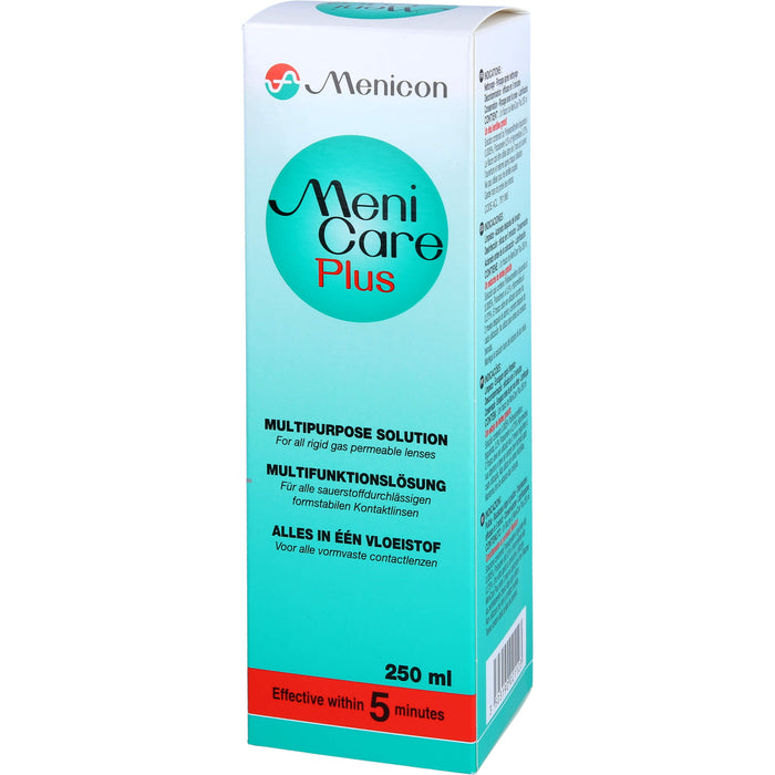 Meni Care Plus Kontaktlinsenpflegemittel, 250 ml Lösung