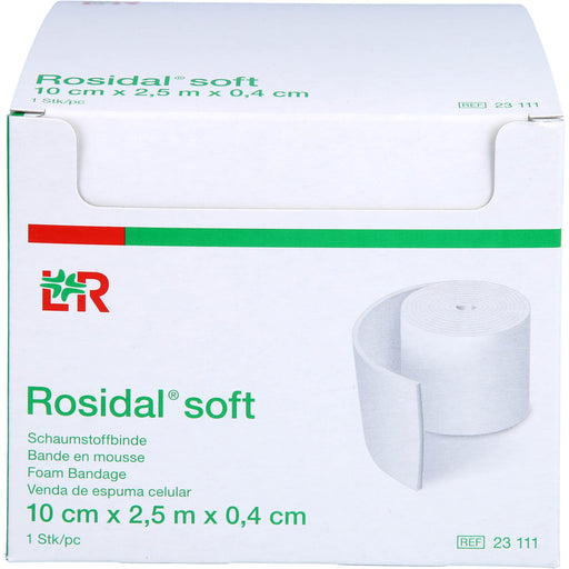 Rosidal soft Schaumstoffbinde 10cmx0,4cmx2,5m, 1 St BIN