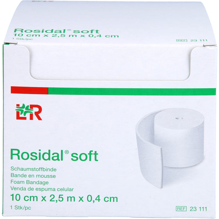 Rosidal soft Schaumstoffbinde 10cmx0,4cmx2,5m, 1 St BIN