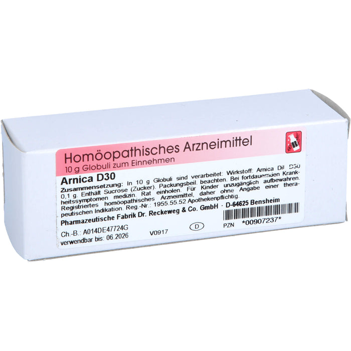 Arnica D30 Reckeweg Glob., 10 g GLO