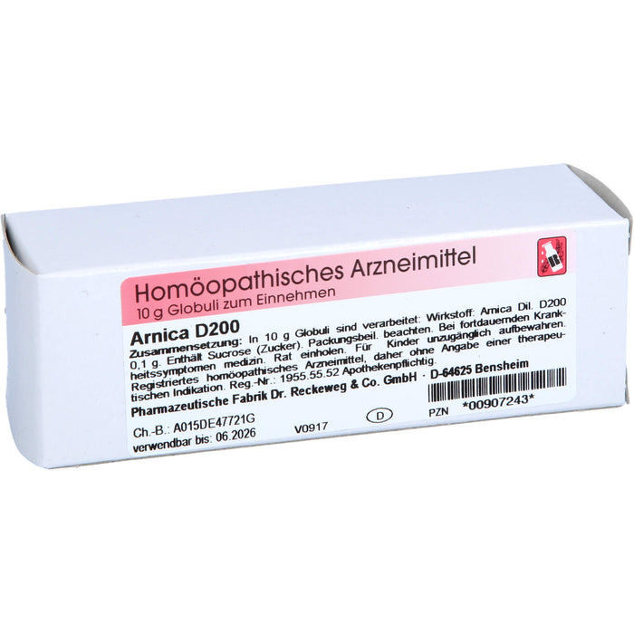 Dr. Reckeweg Arnica D200 Globuli, 10 g Globuli
