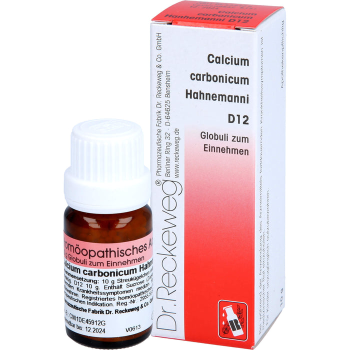 DR. RECKEWEG & CO Calcium carbonicum Hahnemanni D 12 Globuli, 10 g Globules
