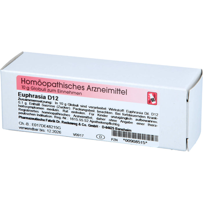 Euphrasia D12 Reckeweg Glob., 10 g Globules