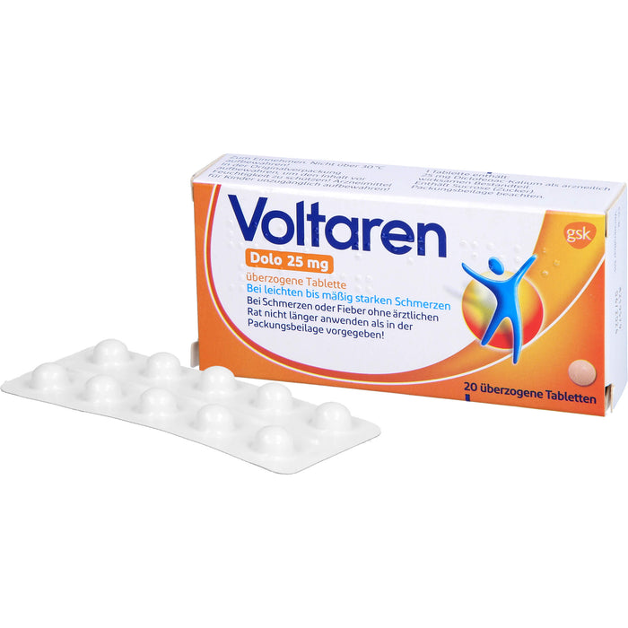 Voltaren Dolo 25 mg Tabletten, 20.0 St. Tabletten