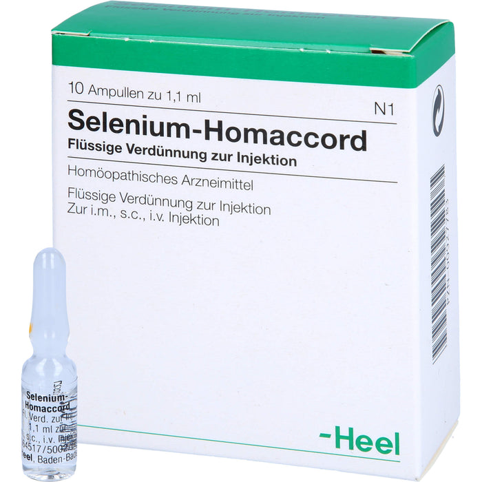 Selenium-Homaccord  Inj.-Lsg., 10 pc Ampoules