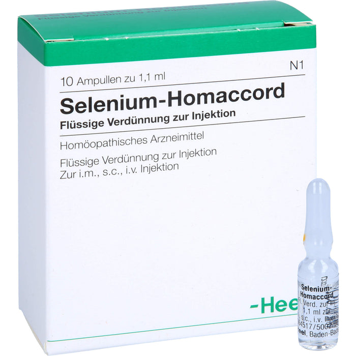 Selenium-Homaccord  Inj.-Lsg., 10 pc Ampoules
