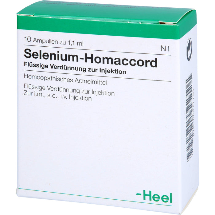 Selenium-Homaccord  Inj.-Lsg., 10 pc Ampoules