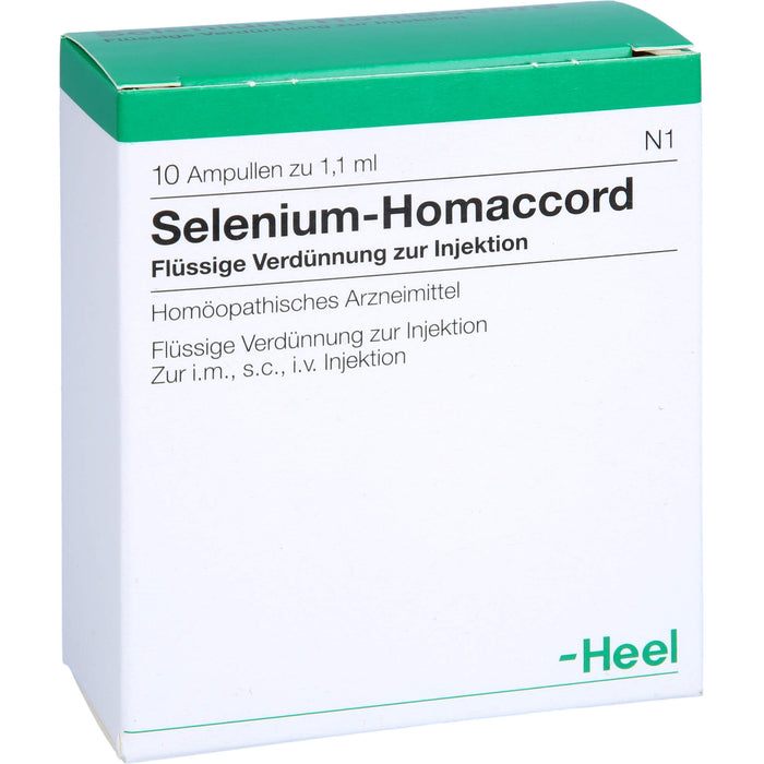 Selenium-Homaccord  Inj.-Lsg., 10 pc Ampoules