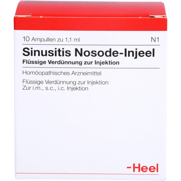 Heel Sinusitis-Nosode-Injeel flüssige Verdünnung, 10 St. Ampullen