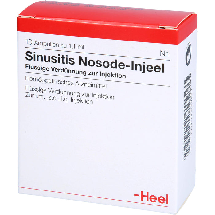 Heel Sinusitis-Nosode-Injeel flüssige Verdünnung, 10 pcs. Ampoules
