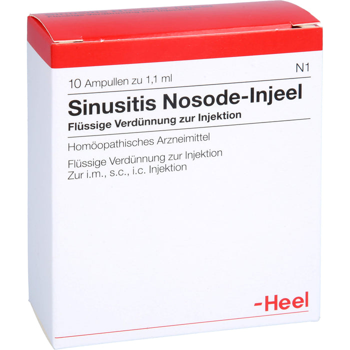Heel Sinusitis-Nosode-Injeel flüssige Verdünnung, 10 pcs. Ampoules