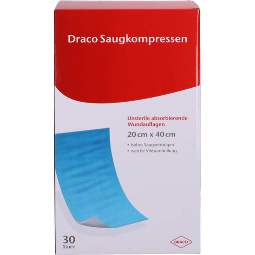 Saugkompressen unsteril 20x40cm Draco, 30 St KOM