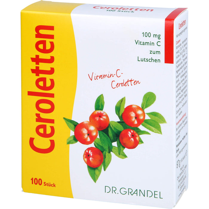 Dr. Grandel Ceroletten, 100 pc Tablettes