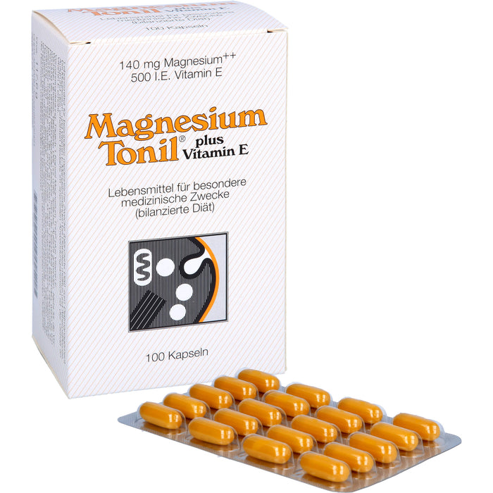 Magnesium Tonil plus Vitamin E, 100 pc Capsules