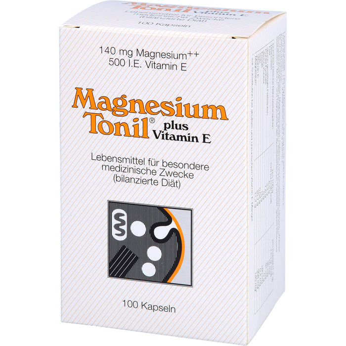 Magnesium Tonil plus Vitamin E, 100 pc Capsules