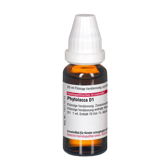 DHU Phytolacca D1 Dilution, 20 ml Solution