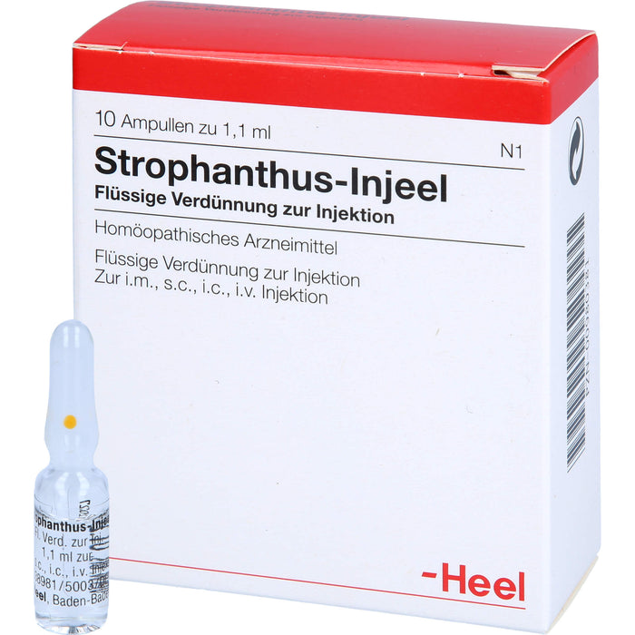 Heel Strophanthus Injeel flüssige Verdünnung, 10 pcs. Ampoules