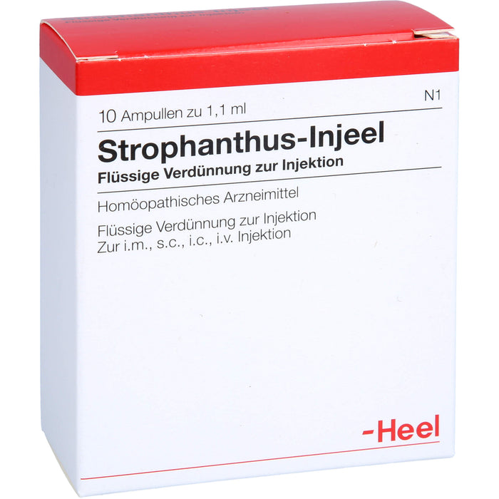 Heel Strophanthus Injeel flüssige Verdünnung, 10 pcs. Ampoules