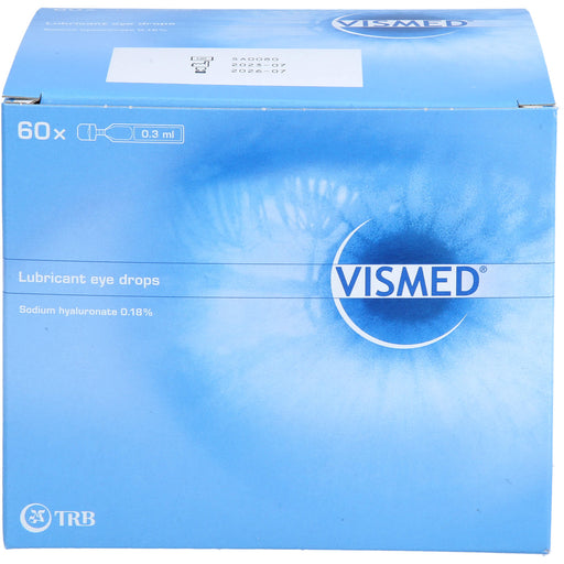 VISMED Augentropfen zur Behandlung von trockenen Augen, 60 St. Einzeldosispipetten