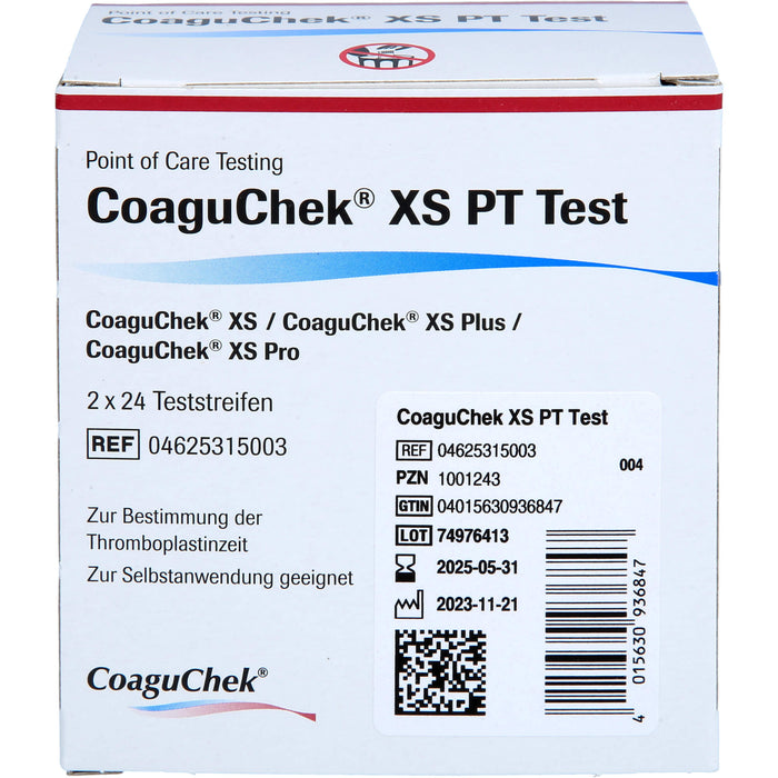 CoaguChek XS PT Test, 2X24 St TTR