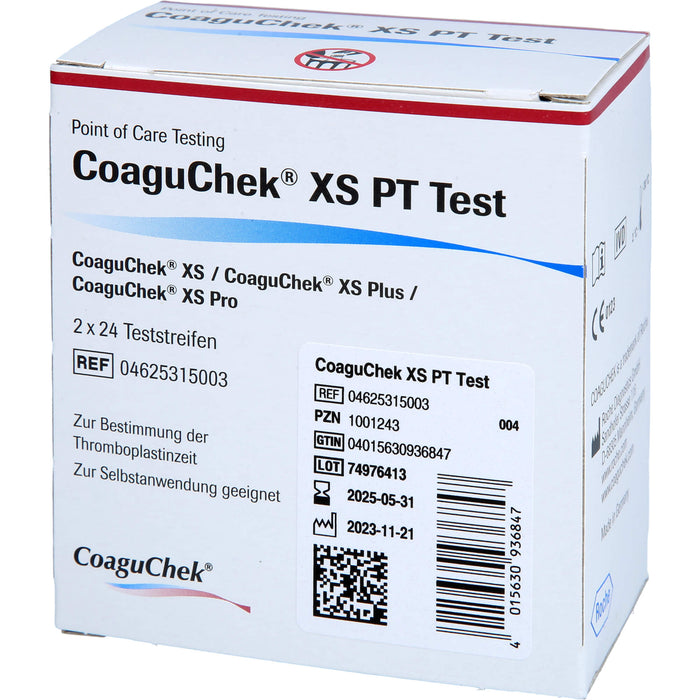 CoaguChek XS PT Test, 2X24 St TTR