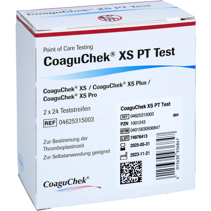 CoaguChek® XS PT Test, 2X24 St TTR