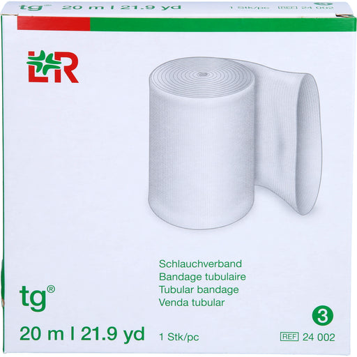 tg Schlauchverband 20 m Gr. 3  zur Fixierung von Wundauflagen, 1 St. Binde