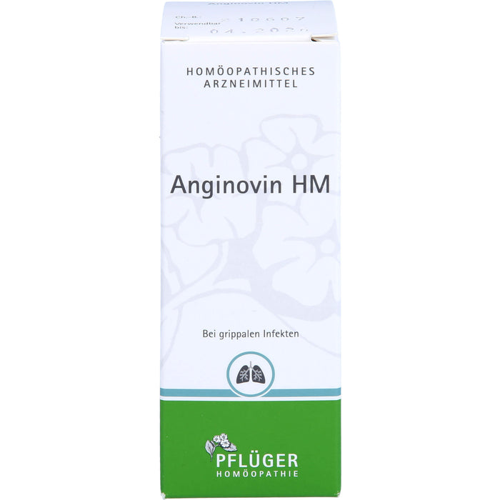 Pflüger Anginovin HM Tropfen bei grippalen Infekten, 50 ml Lösung