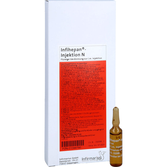 Infihepan Injektion N flüssige Verdünnung, 10 pcs. Ampoules
