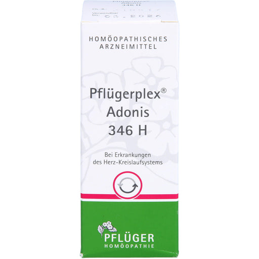 Pflügerplex Adonis 346 H Tabletten bei Erkrankungen des Herz-Kreislauf-Systems, 100 St. Tabletten