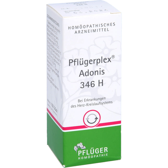 Pflügerplex Adonis 346 H Tabletten bei Erkrankungen des Herz-Kreislauf-Systems, 100 St. Tabletten