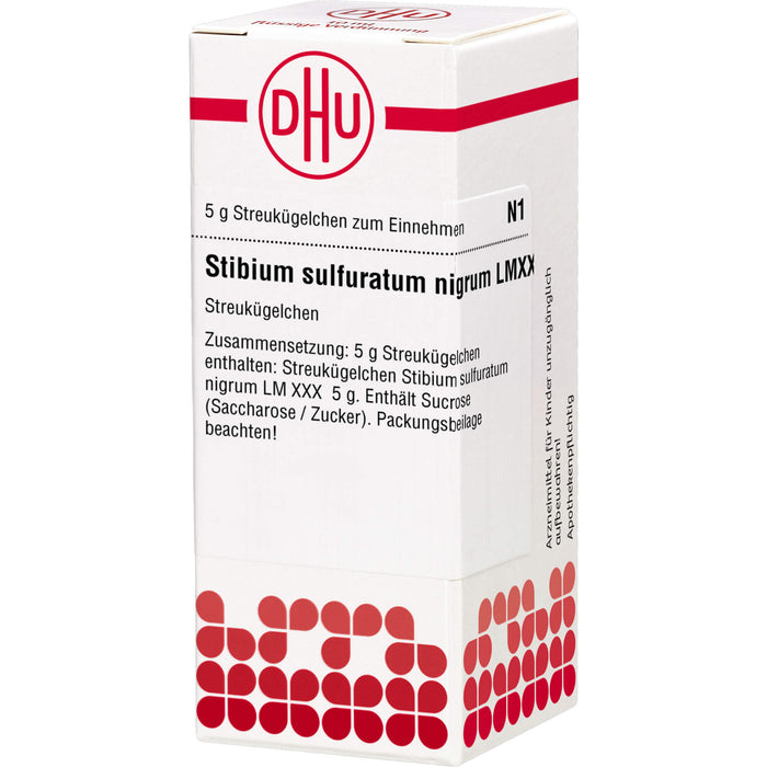 Stibium sulfuratum nigrum LM XXX DHU Globuli, 5 g Globules