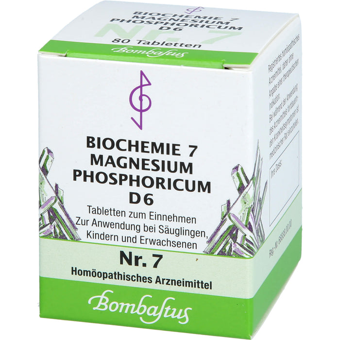 Biochemie 7 Magnesium phosphoricum Bombastus D6 Tbl., 80 pcs. Tablets