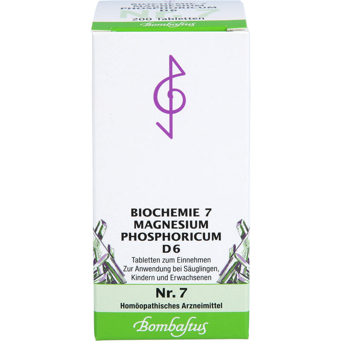 Biochemie 7 Magnesium phosphoricum Bombastus D6 Tbl., 200 St. Tabletten
