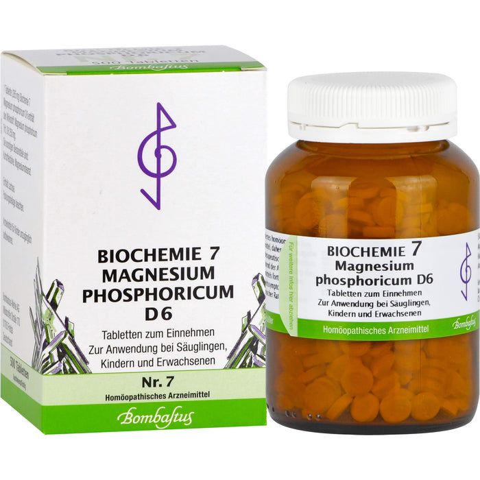 Biochemie 7 Magnesium phosphoricum Bombastus D6 Tbl., 500 St TAB