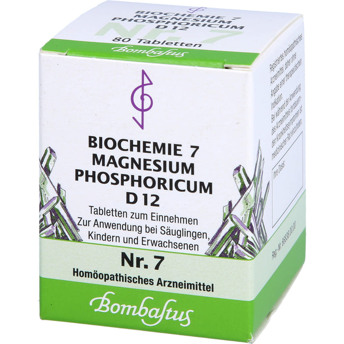 Biochemie 7 Magnesium phosphoricum Bombastus D12 Tbl., 80 St TAB