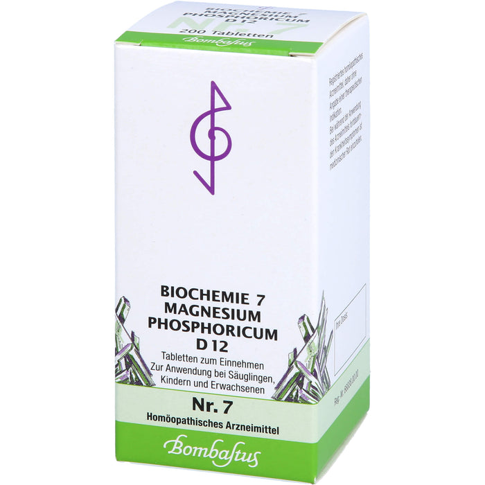 Biochemie 7 Magnesium phosphoricum Bombastus D12 Tbl., 200 St TAB