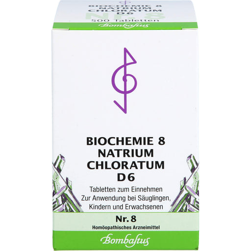 Biochemie 8 Natrium chloratum Bombastus D6 Tbl., 500 St TAB
