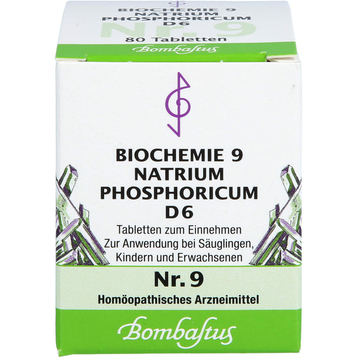 Biochemie 9 Natrium phosphoricum Bombastus D6 Tbl., 80 St TAB