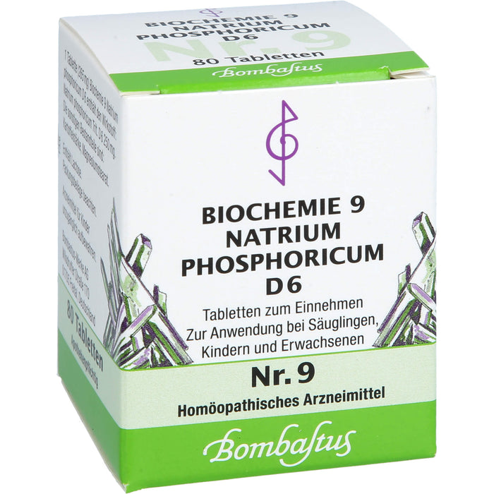 Biochemie 9 Natrium phosphoricum Bombastus D6 Tbl., 80 St TAB