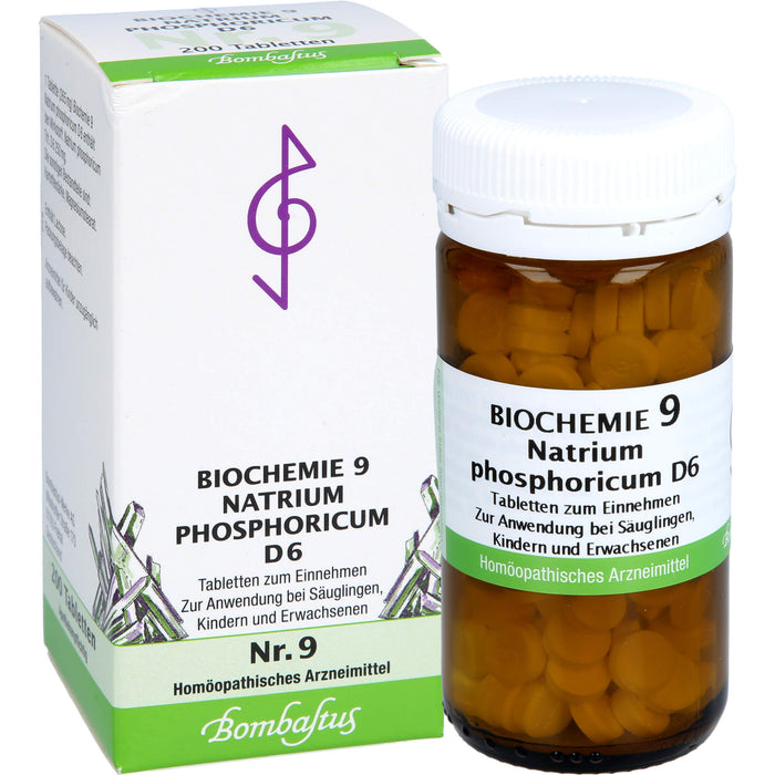 Biochemie 9 Natrium phosphoricum Bombastus D6 Tbl., 200 St TAB