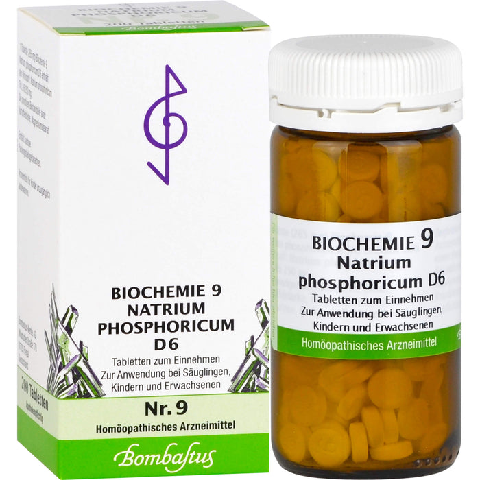 Biochemie 9 Natrium phosphoricum Bombastus D6 Tbl., 200 St TAB