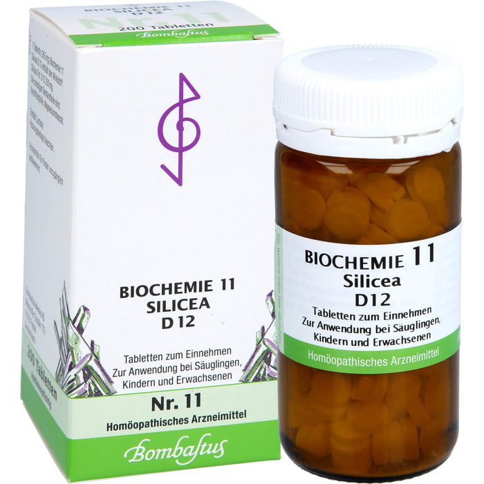 Biochemie 11 Silicea Bombastus D12 Tbl., 200 St TAB
