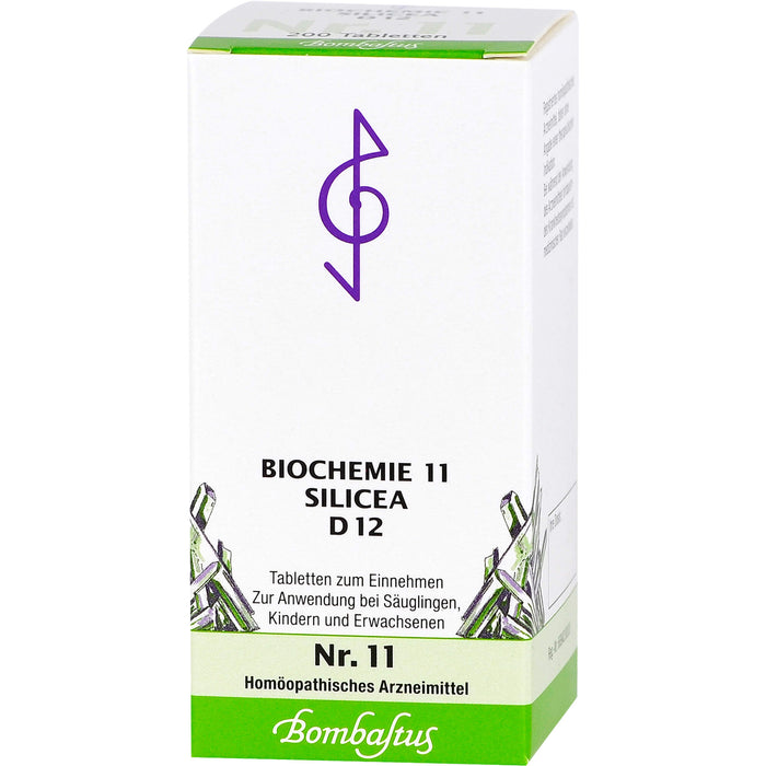Biochemie 11 Silicea Bombastus D12 Tbl., 200 St TAB