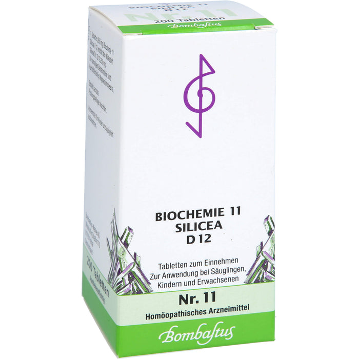 Biochemie 11 Silicea Bombastus D12 Tbl., 200 St TAB