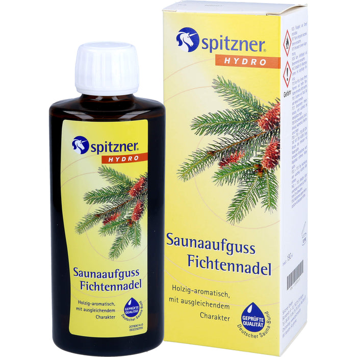 Spitzner Saunaaufguss Fichtennadel Hydro, 190 ml Concentrate