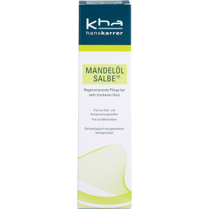 Hans Karrer Mandelölsalbe Eco für sehr trockene Haut, 100 ml Salbe