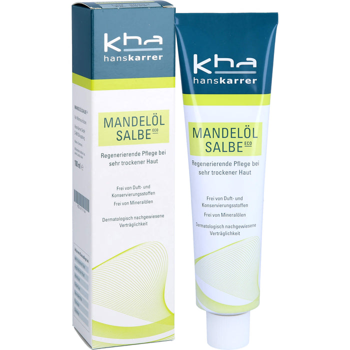 Hans Karrer Mandelölsalbe Eco für sehr trockene Haut, 100 ml Onguent